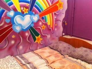 Хостел Хостел Rainbow Санкт-Петербург 2х местный номер Двуспальная кровать-1